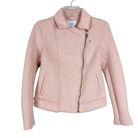 Old Navy Light Pink Moto Jacket - Picture 5 of 12